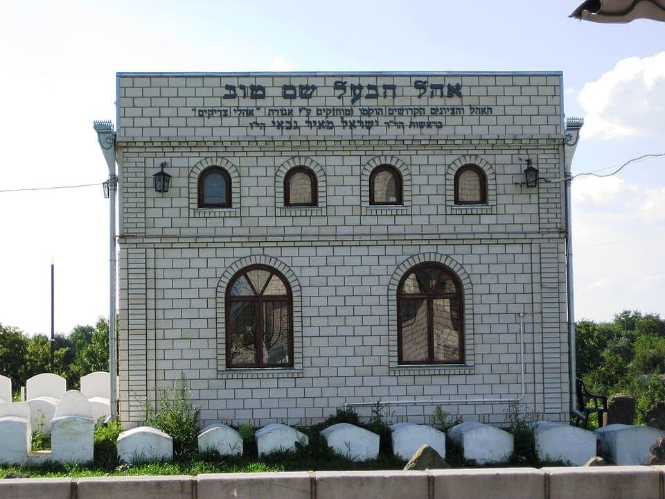 האוהל על ציון הבעל שם טוב במעזיבוז׳